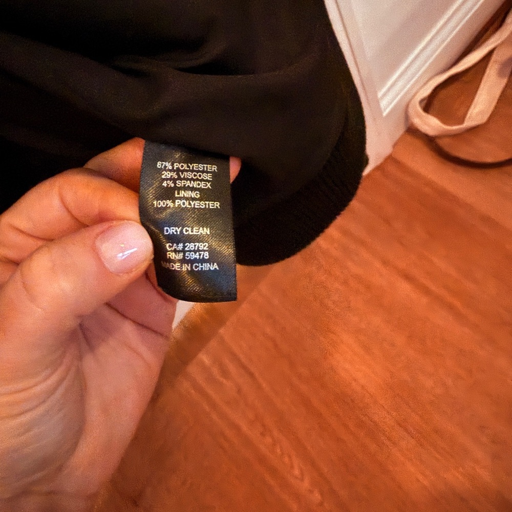 Rachel Zoe Black Bomber Jacket - Picture 3 of 4